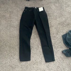 Abercrombie Black Curve Love Skinny Jeans